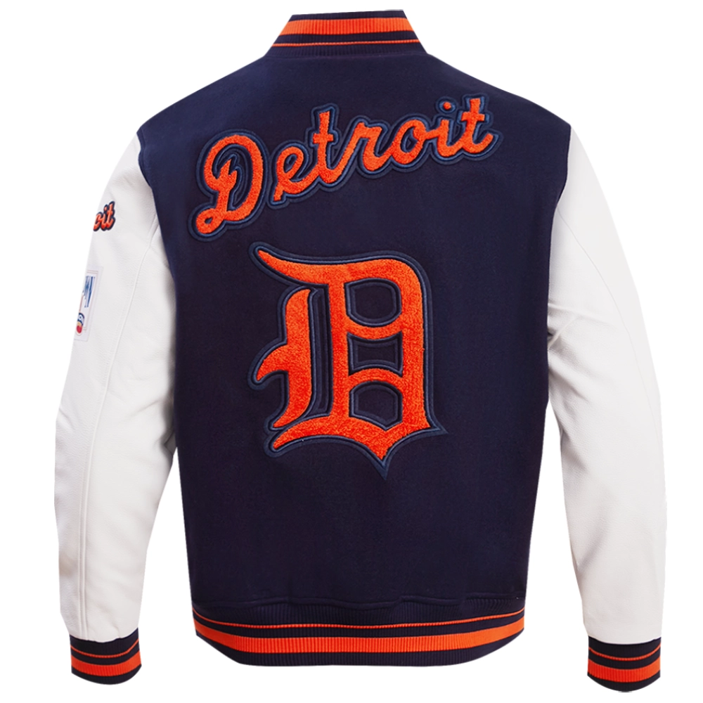 Detroit-Tigers-Pro-Standard-Retro-Classic-Rib-Knitted-Wool-Leather-Varsity-Jacket-leather moto 2
