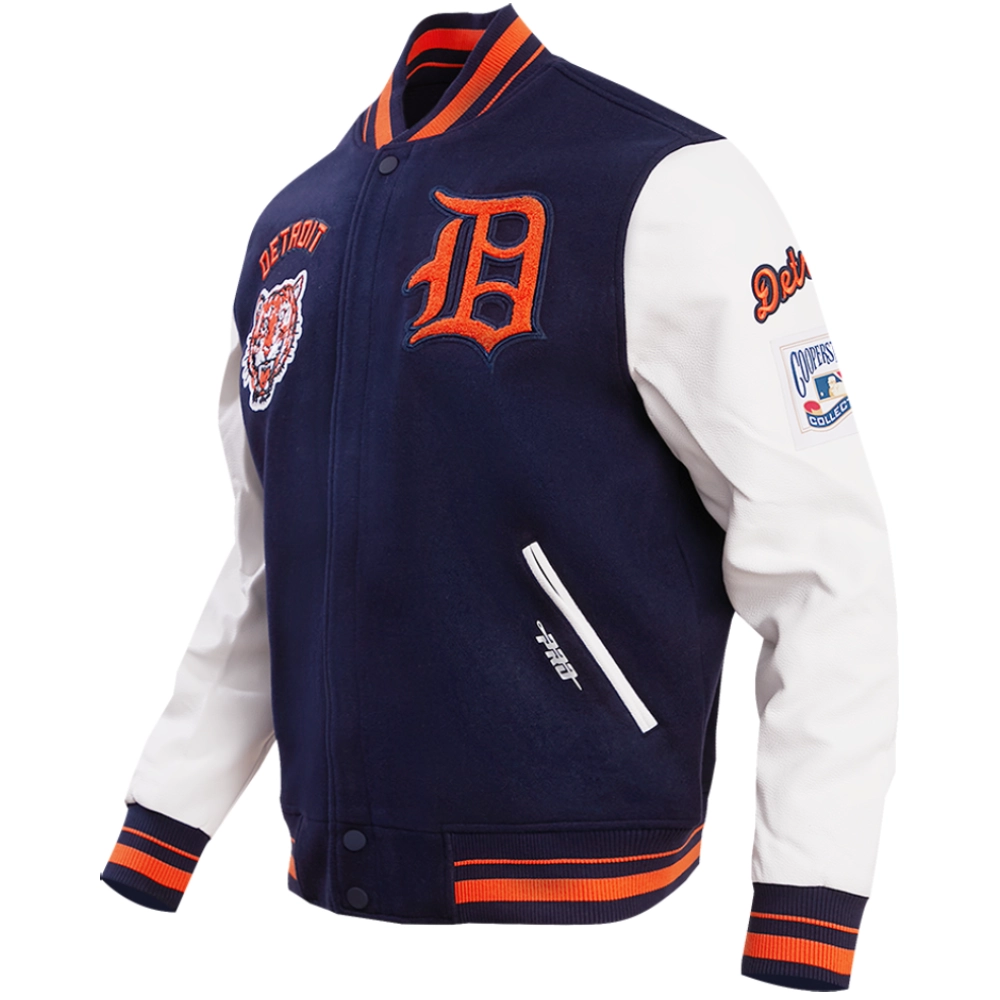 Detroit-Tigers-Pro-Standard-Retro-Classic-Rib-Knitted-Wool-Leather-Varsity-Jacket-leather moto 3