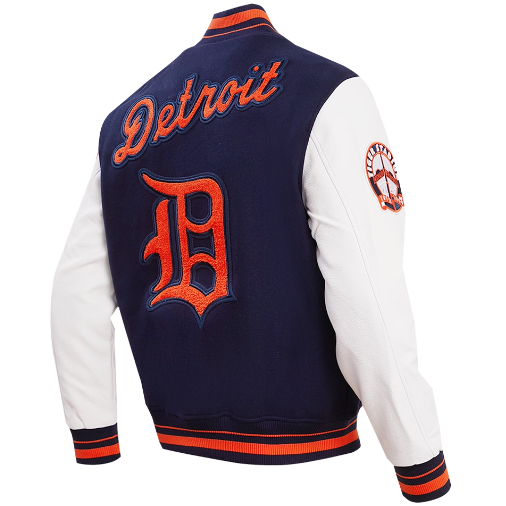 Detroit-Tigers-Pro-Standard-Retro-Classic-Rib-Knitted-Wool-Leather-Varsity-Jacket-leather moto 4