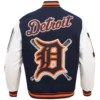 Detroit-Tigers-Pro-Standard-Ribbed-Knitted-Wool-Leather-Varsity-Jacket-leather moto 2