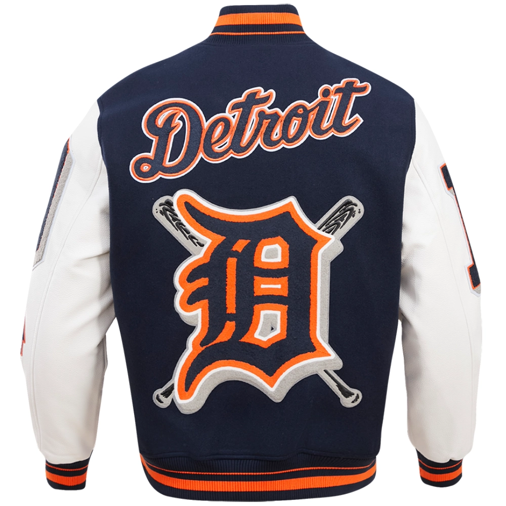 Detroit-Tigers-Pro-Standard-Ribbed-Knitted-Wool-Leather-Varsity-Jacket-leather moto 2