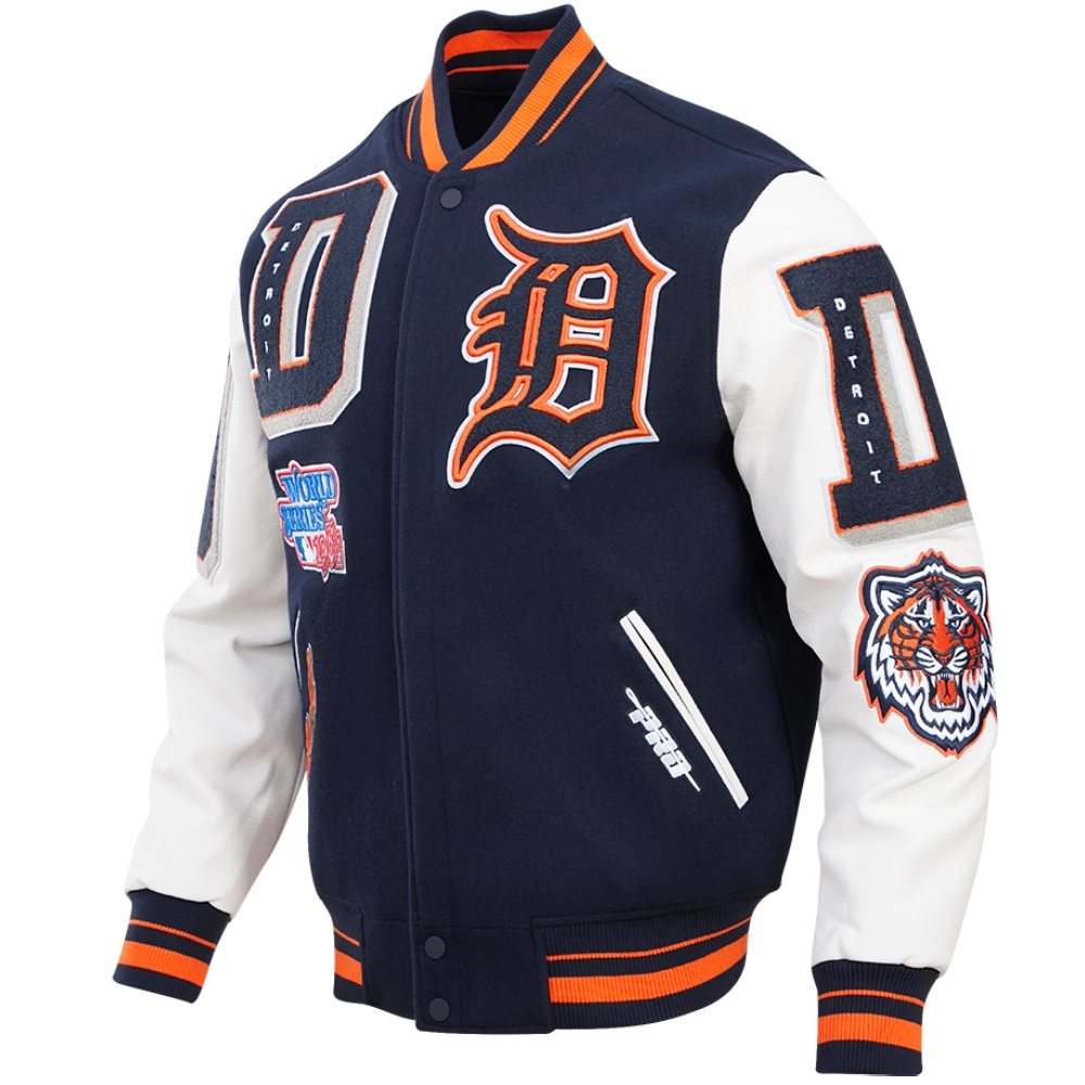 Detroit-Tigers-Pro-Standard-Ribbed-Knitted-Wool-Leather-Varsity-Jacket-leather moto 3