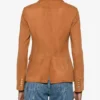Double-Breasted Suede Leather Blazer – Premium Tailored Fit (2)