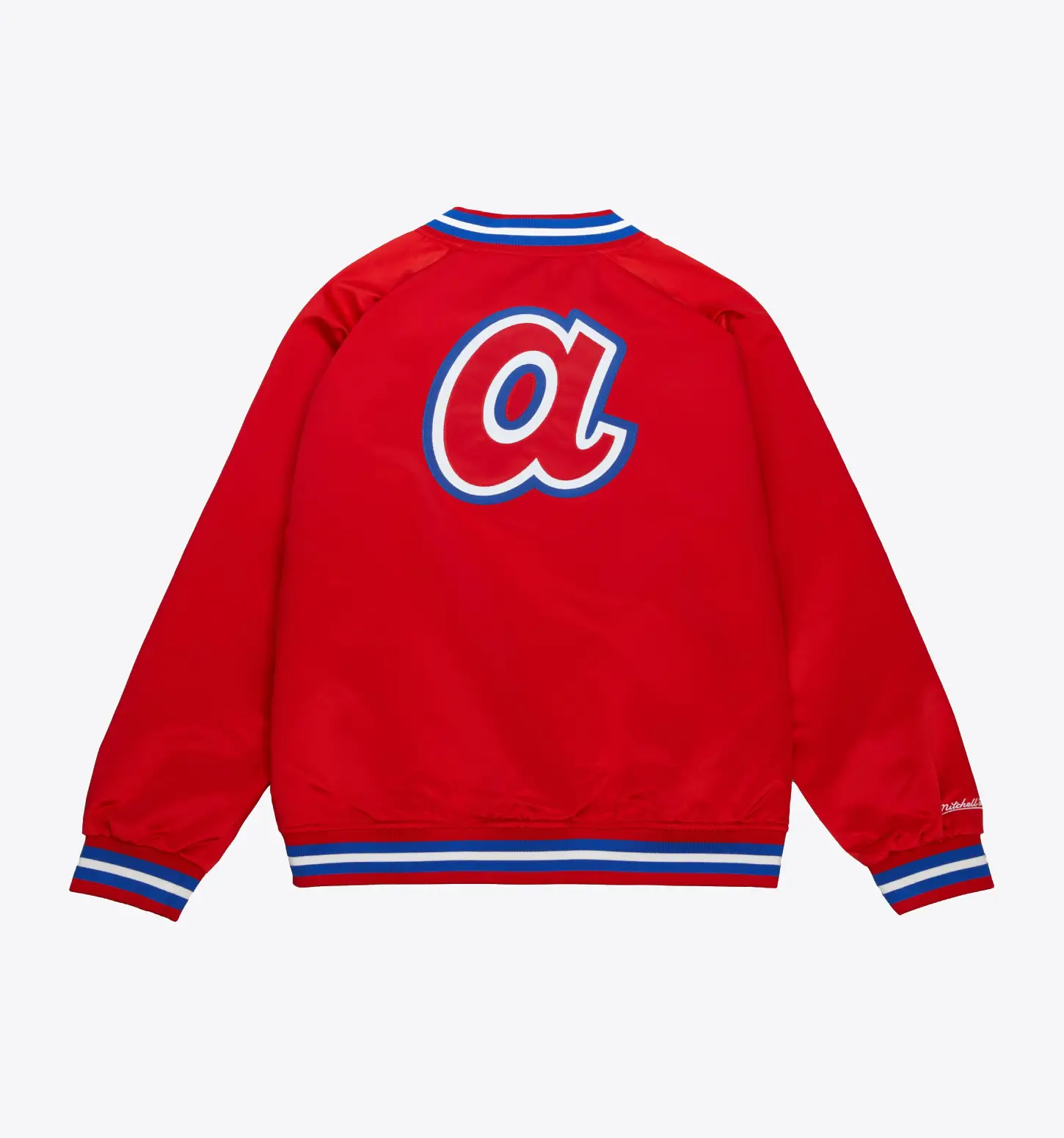 Double-Clutch-Lightweight-Satin-Jacket-Atlanta-Braves-leather moto 2