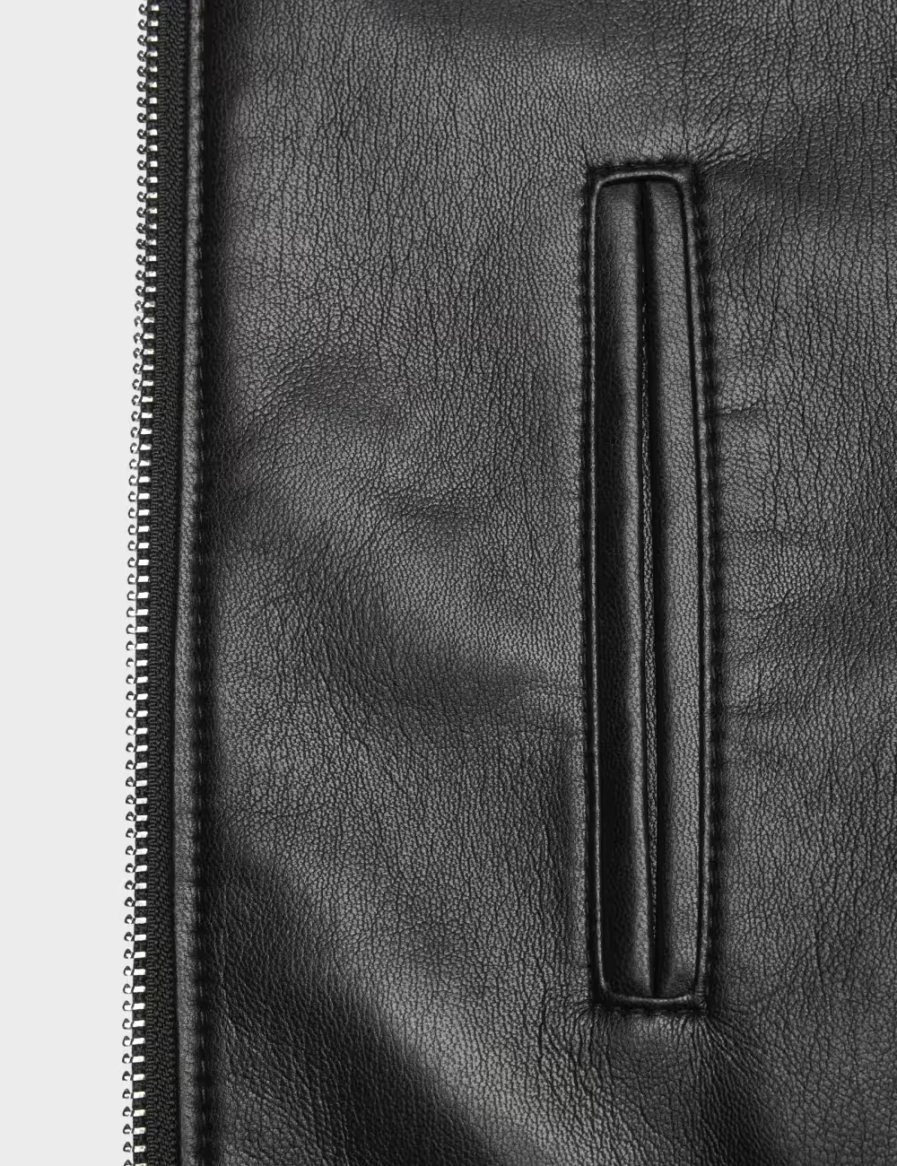 Eclipse Luxe Women's Black Leather Bomber Jacket (4)