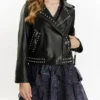 Eclipse Noir Women's Black Leather Jacket (1)