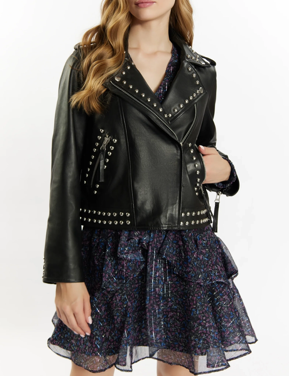 Eclipse Noir Women's Black Leather Jacket (1)