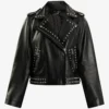 Eclipse Noir Women's Black Leather Jacket (2)
