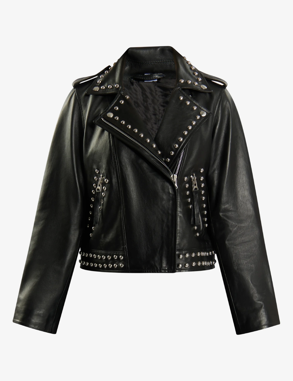 Eclipse Noir Women's Black Leather Jacket (2)