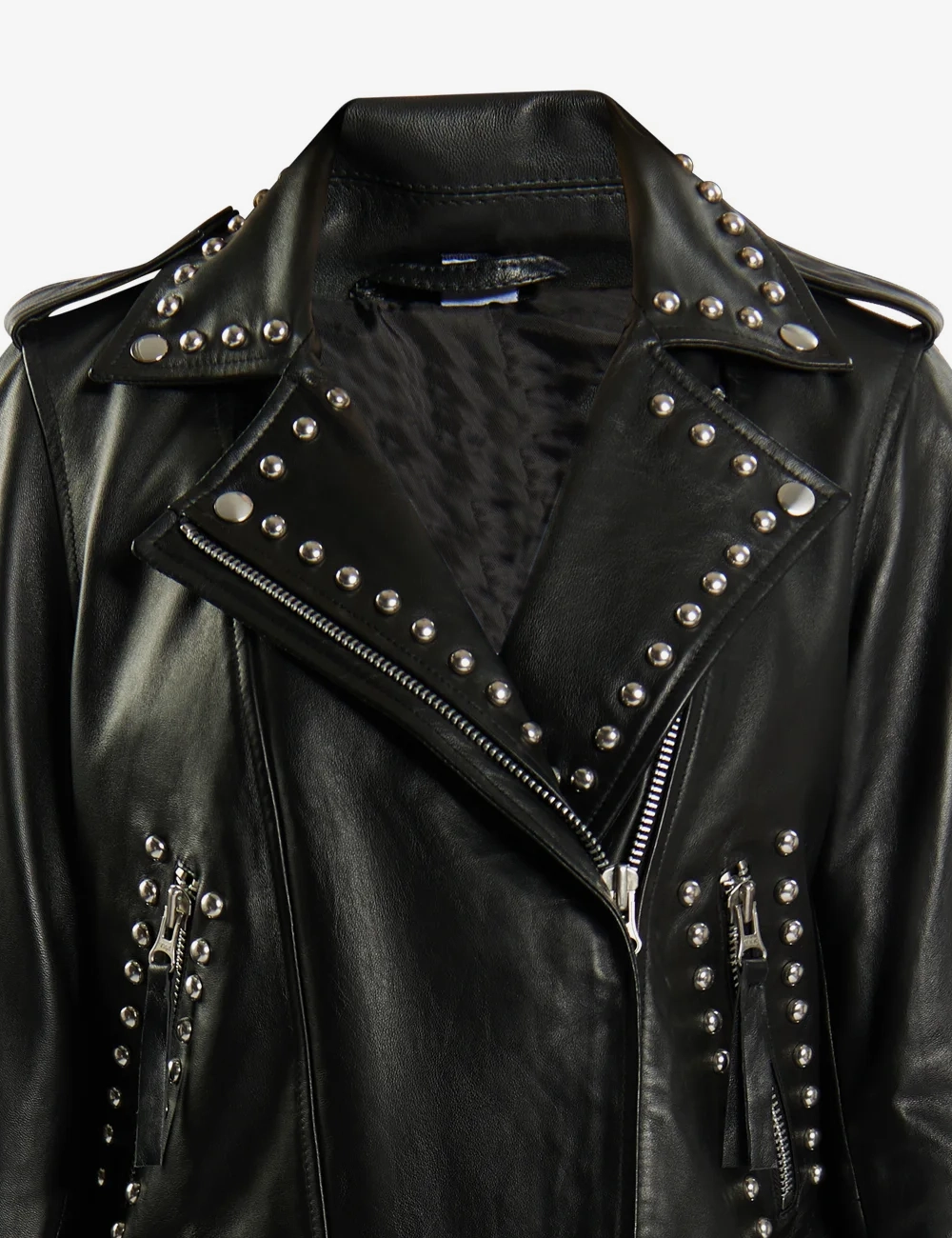 Eclipse Noir Women's Black Leather Jacket (3)