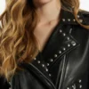 Eclipse Noir Women's Black Leather Jacket (5)