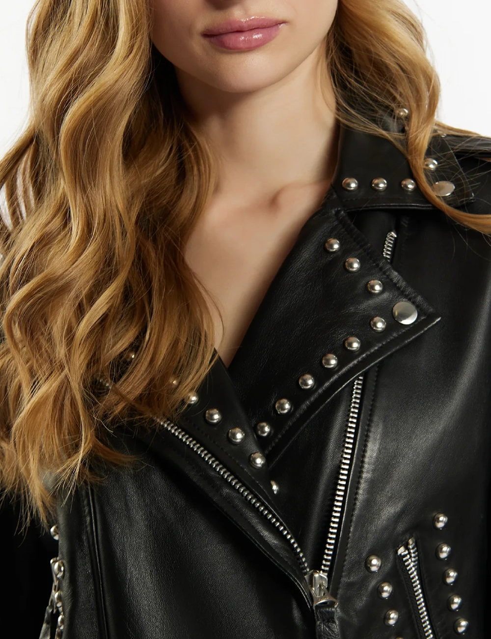 Eclipse Noir Women's Black Leather Jacket (5)