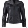 Elite Black Leather Jacket – Contemporary Style (1)
