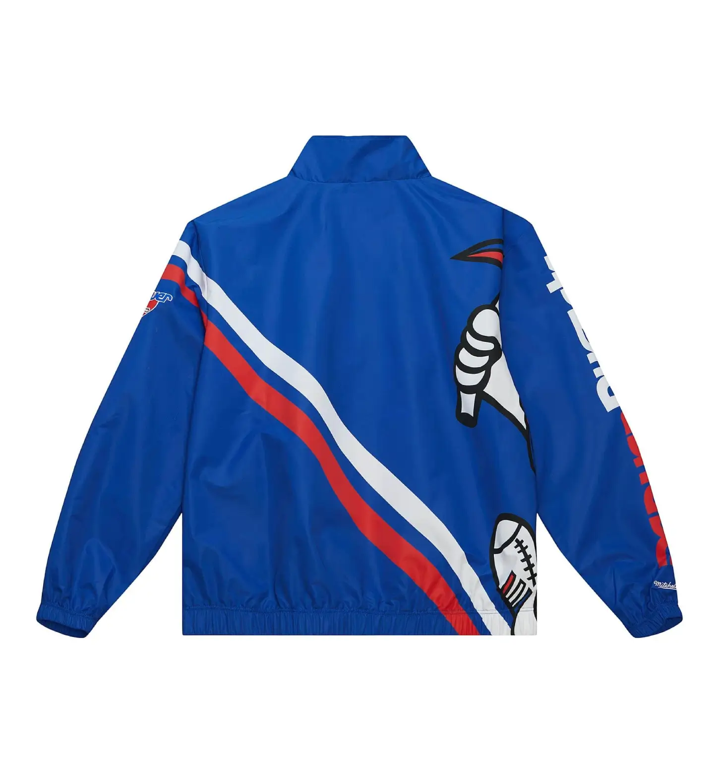 Alternative view of Denver Nuggets Exploded Logo Warm-Up Ribbed Knit Cuffs Jacket