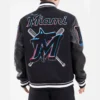 Florida-Marlins-Pro-Standard-Black-Wool-Leather-Varsity-Jacket-leather moto 2