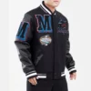 Florida-Marlins-Pro-Standard-Black-Wool-Leather-Varsity-Jacket-leather moto 3