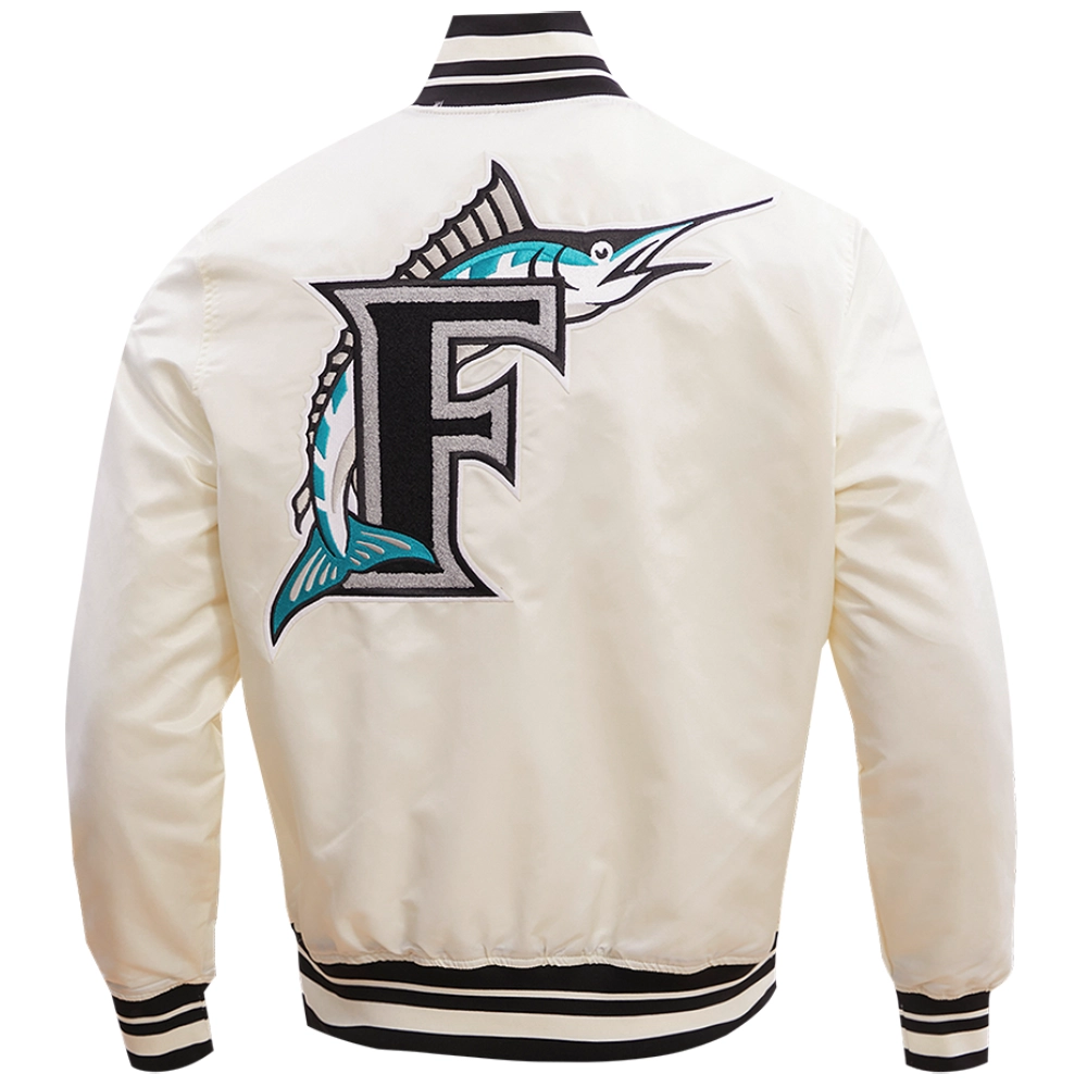 Florida-Marlins-Retro-Classic-Rib-Satin-Varsity-Jacket-leather moto 3