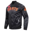 Francisco-Giants-Roses-Black-Satin-Varsity-Jacket-LEATHER MOTO 1