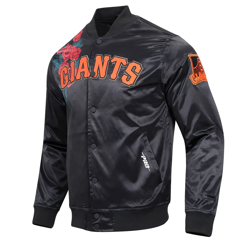 Francisco-Giants-Roses-Black-Satin-Varsity-Jacket-LEATHER MOTO 1