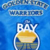 Golden State Warriors Retro Classic Satin Royal Blue Jacket (7)
