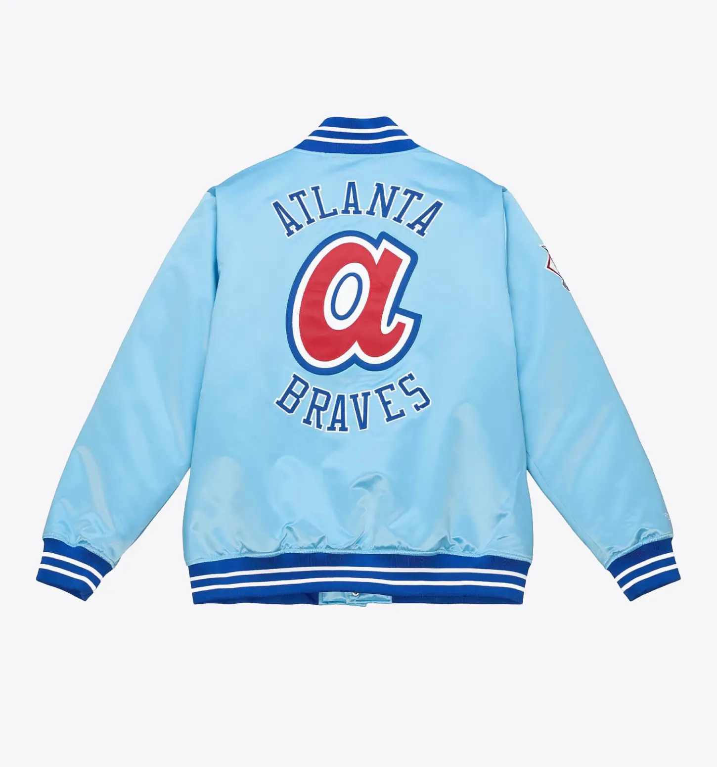 Heavyweight-Satin-Jacket-Atlanta-Braves-leather moto 2