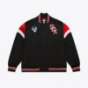 Heavyweight-Satin-Jacket-Chicago-White-Sox leather moto