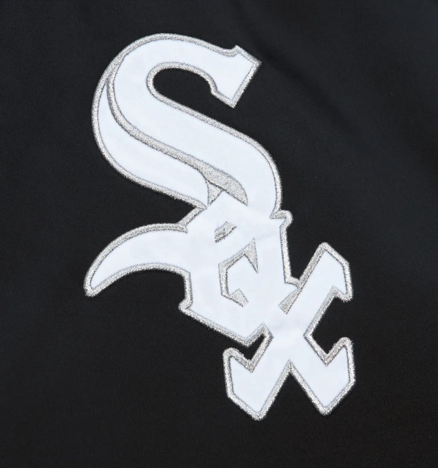 Heavyweight-Satin-Jacket-Chicago-White-Sox-leather moto 3