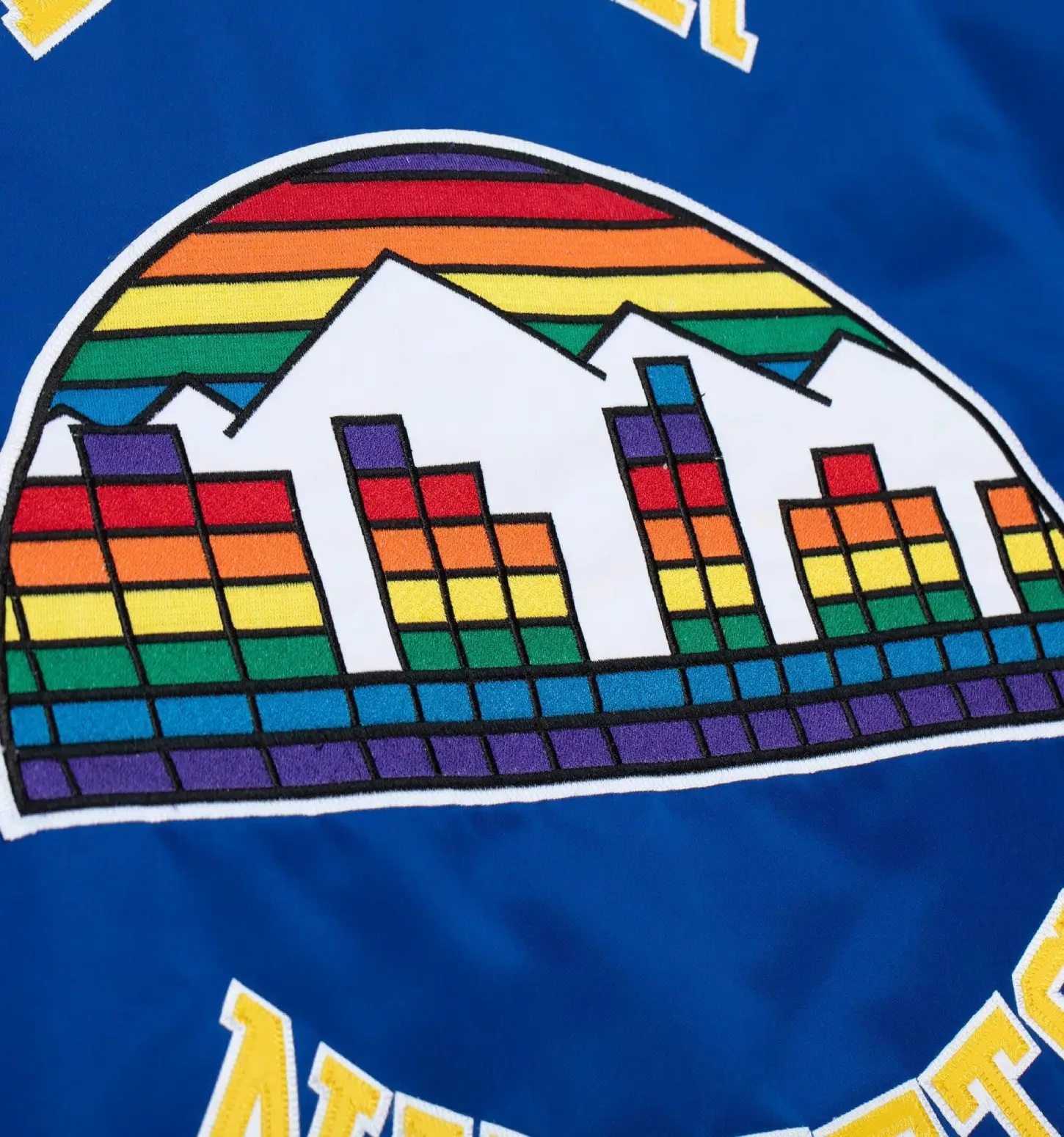 Denver Nuggets Heavyweight Satin Jacket - Image 4