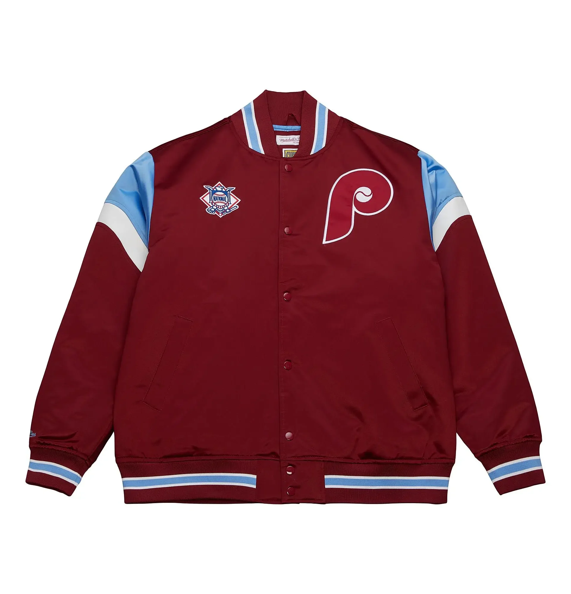 Heavyweight-Satin-Jacket-Philadelphia-Phillies-LEATHER MOTO 1