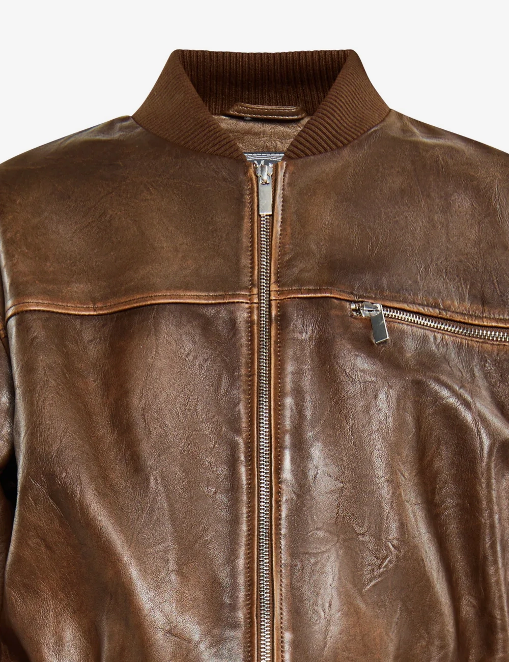 Heritage Women Brown Vintage Bomber Leather Jacket - LeatherMoto (6)