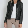 Highschool Black Hooded Leather Jacket – Sleek Urban Essential (3)