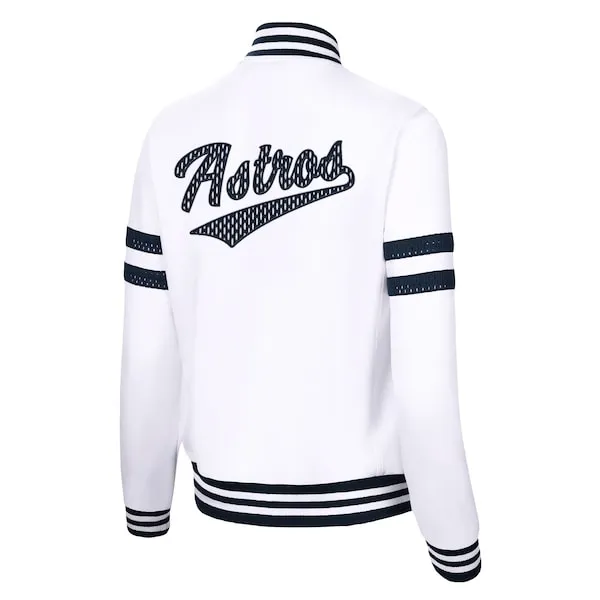 Houston-Astros-All-White-Varsity-Jacket-Back leather moto 2