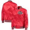 Houston-Rockets-Starter-The-Diamond-Classic-Red-Satin-Full-Snap-Varsity-Jacket-LeatherMoto