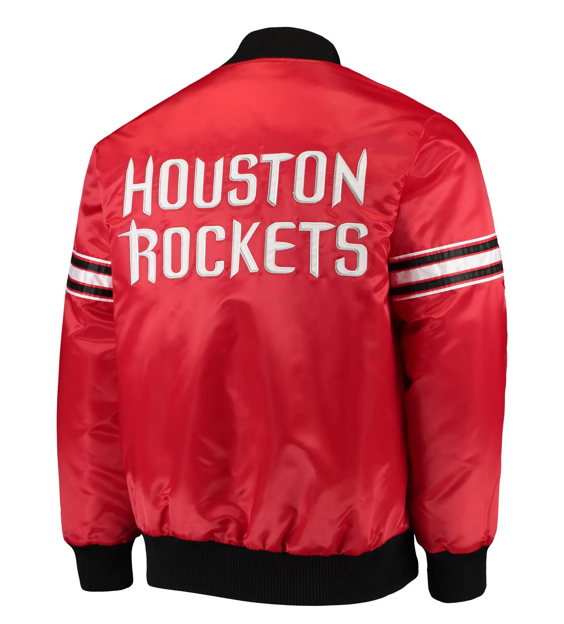 Houston-Rockets-Starter-The-Draft-Pick-Full-Snap-Red-Satin-Varsity-Jacket-LeatherMoto