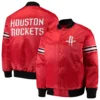 Houston-Rockets-Starter-The-Draft-Pick-Full-Snap-Red-Satin-Varsity-Jacket-LeatherMoto