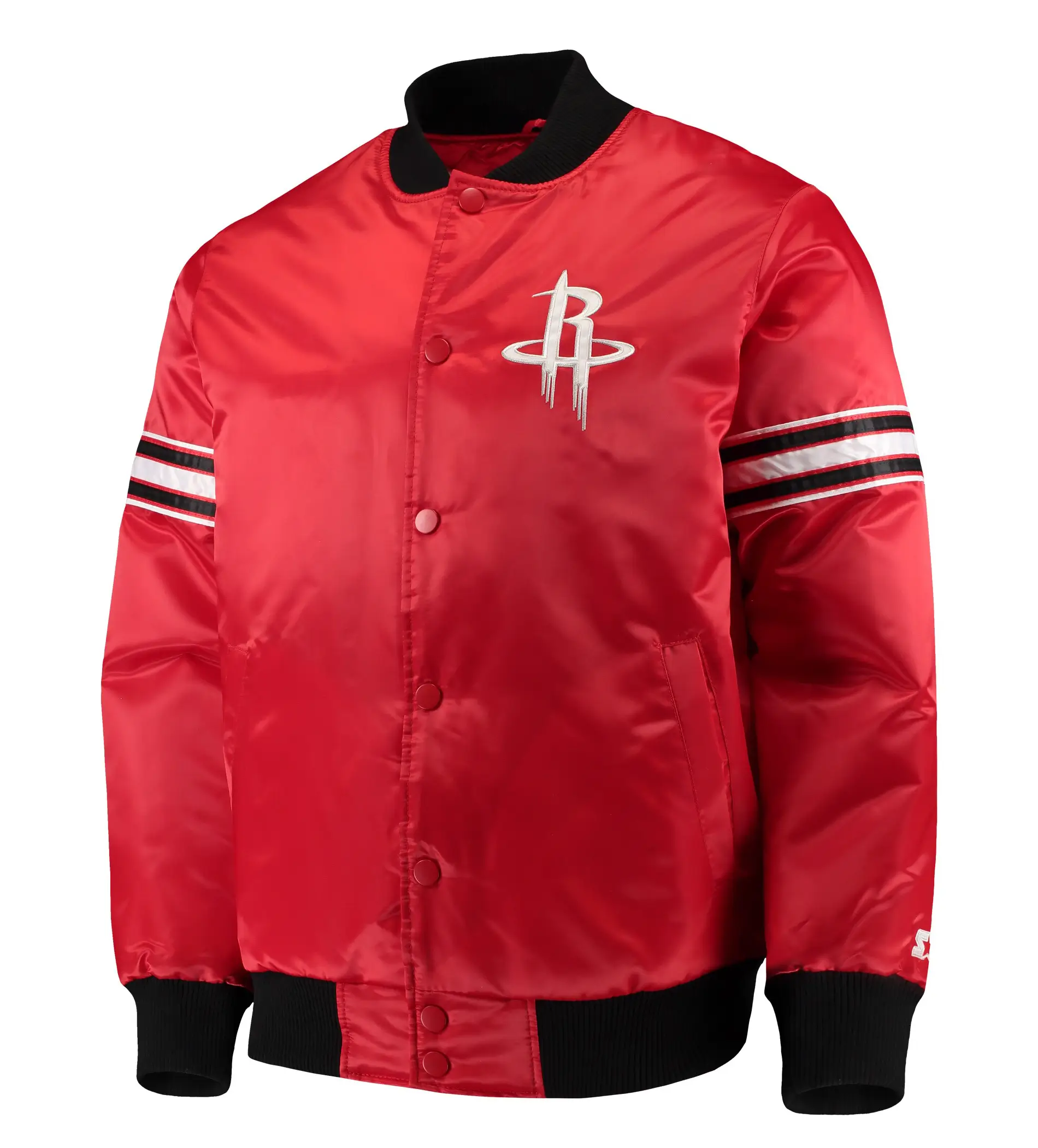 Houston-Rockets-Starter-The-Draft-Pick-Full-Snap-Red-Satin-Varsity-Jacket-LeatherMoto