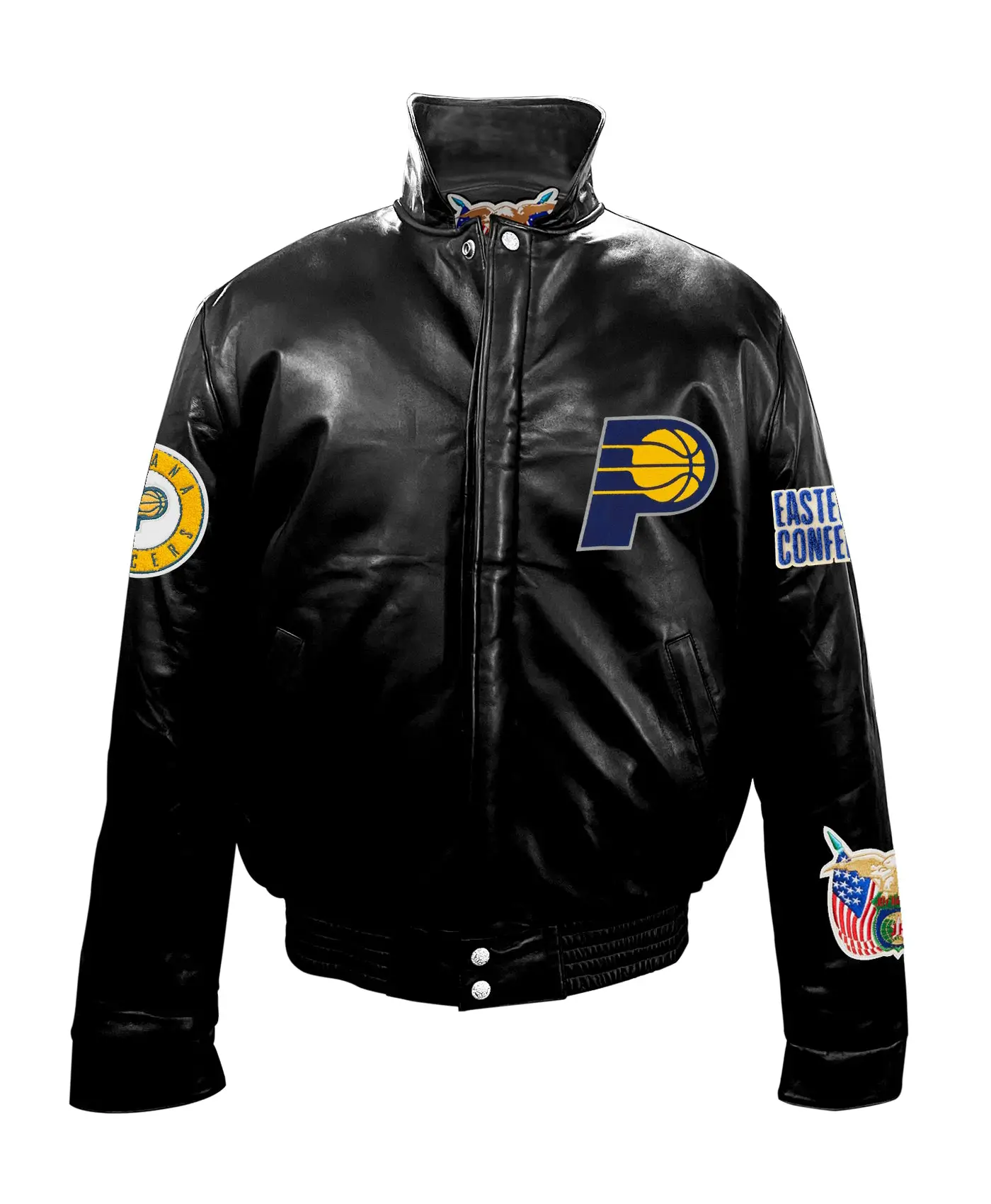 Jeff-Hamilton-Indiana-Pacers-Full-Black-Leather-Jacket-LeatherMoto