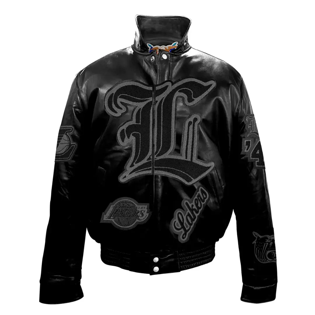 Jeff-Hamilton-Los-Angeles-Lakers-Full-Black-Leather-Jacket-LeatherMoto