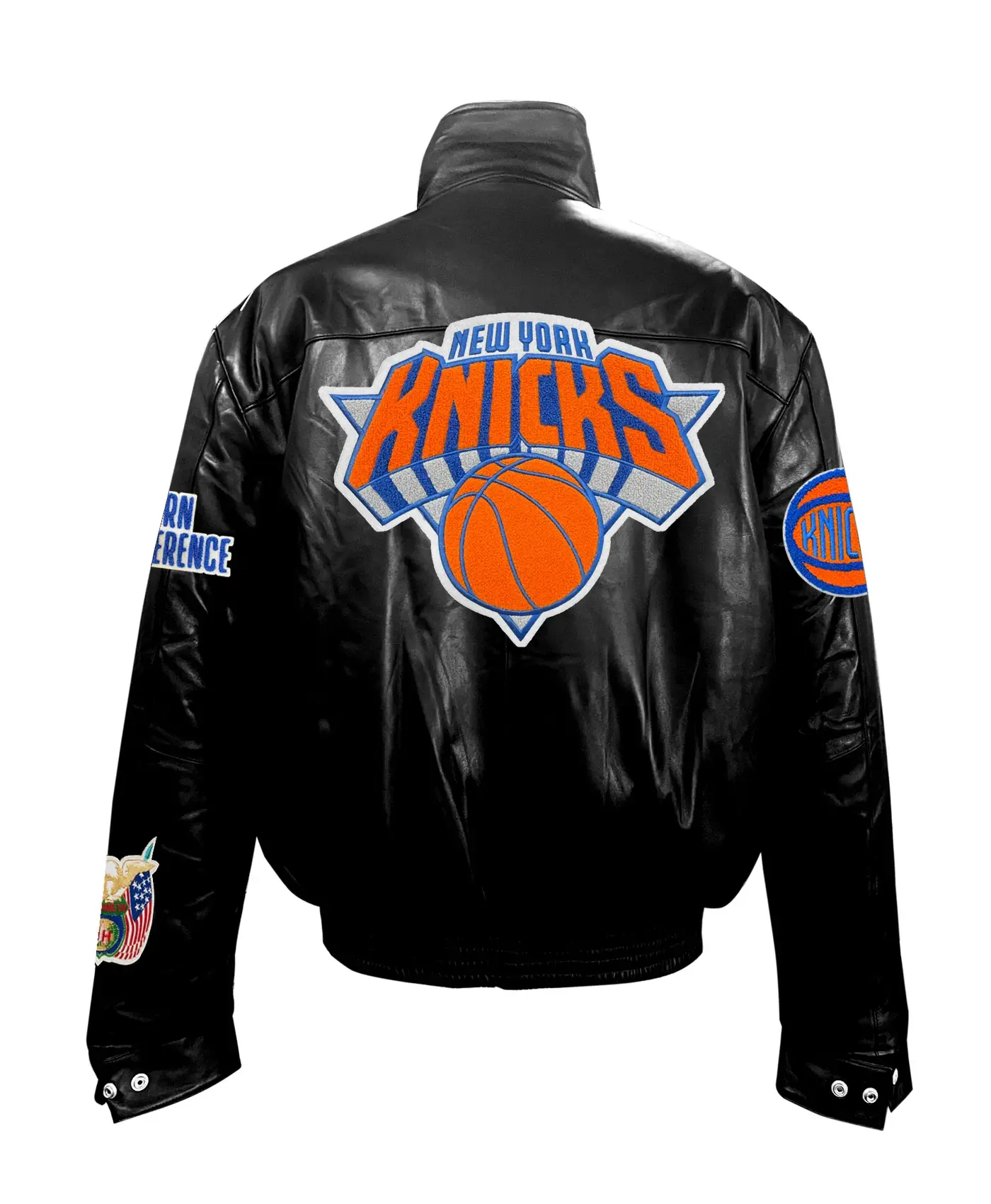 Jeff-Hamilton-New-York-Knicks-Full-Black-Leather-Jacket-LeatherMoto