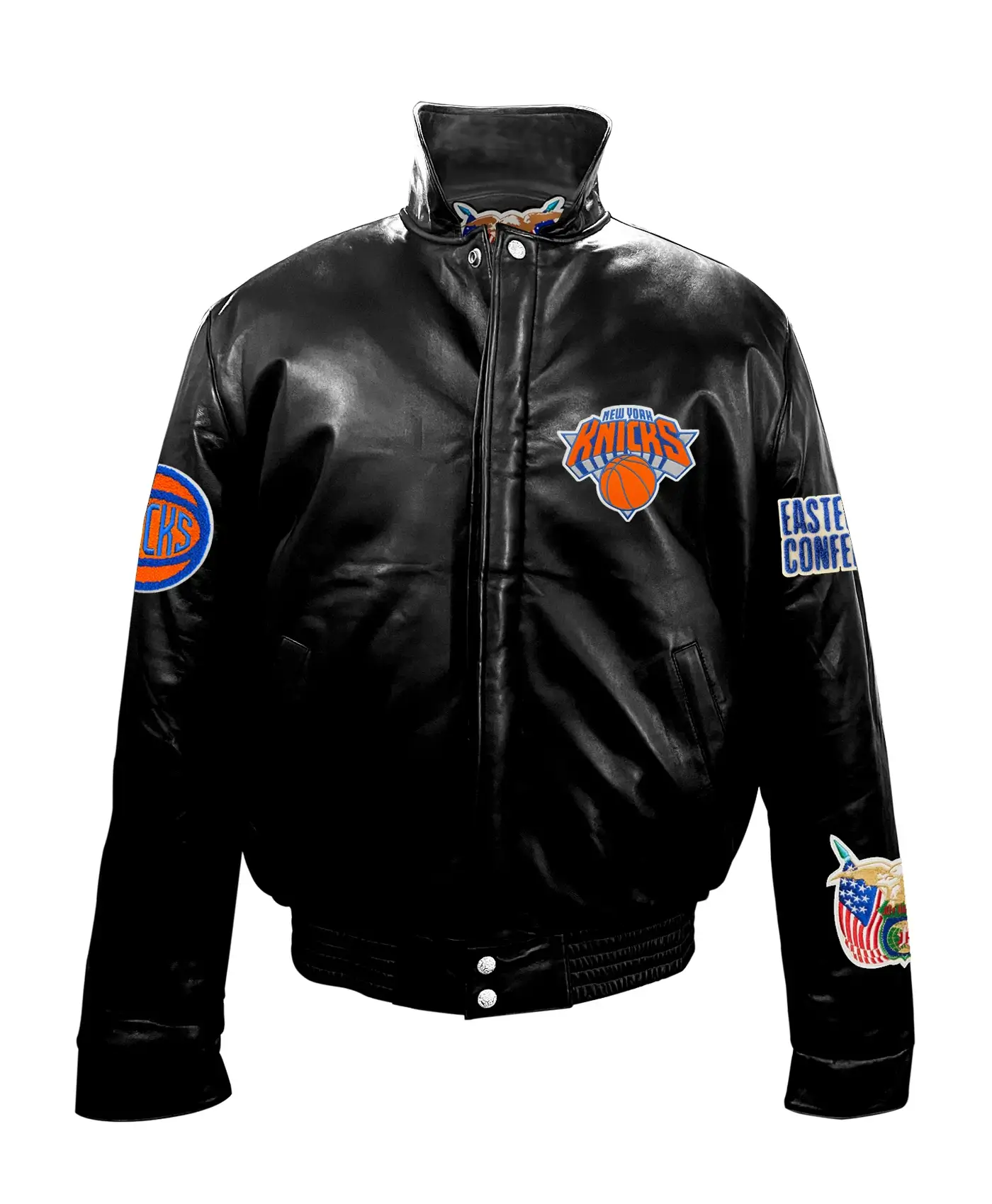 Jeff-Hamilton-New-York-Knicks-Full-Black-Leather-Jacket-LeatherMoto