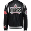 Jeff-Hamilton-X-Los-Angeles-Clippers-Vegan-Black-White-Leather-Jacket-2