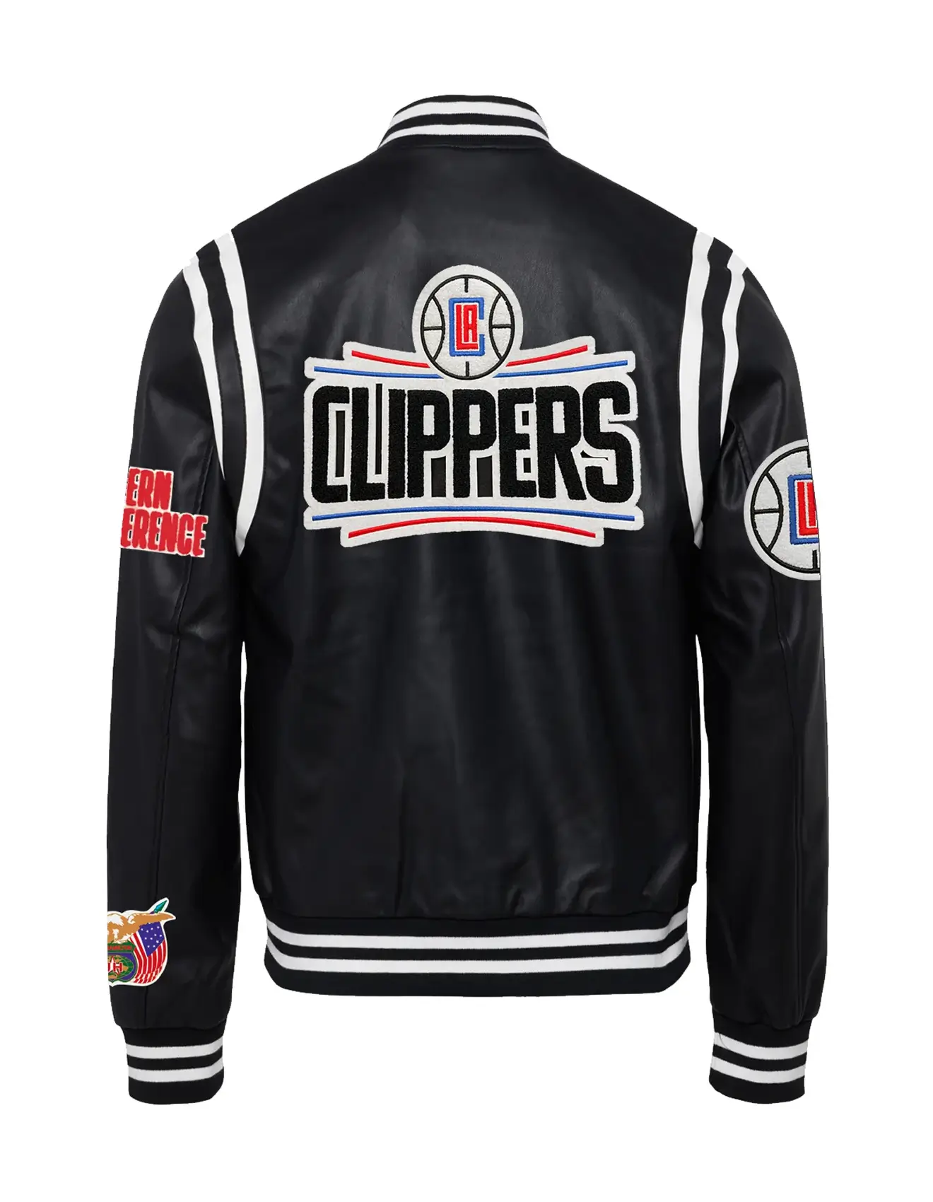 Jeff-Hamilton-X-Los-Angeles-Clippers-Vegan-Black-White-Leather-Jacket-2
