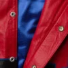 Jeff Hamilton Chicago Bulls Three-Peat Red & Black Leather Jacket - Image 5