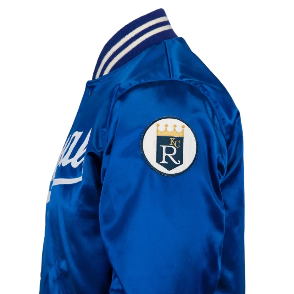 Kansas-City-Royals-1969-Authentic-Satin-Varsity-Jacket-leather moto 4