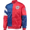 LA-Clippers-Starter-75th-Anniversary-Leader-RoyalRed-Color-Block-Full-Snap-Satin-Varsity-Jacket-1