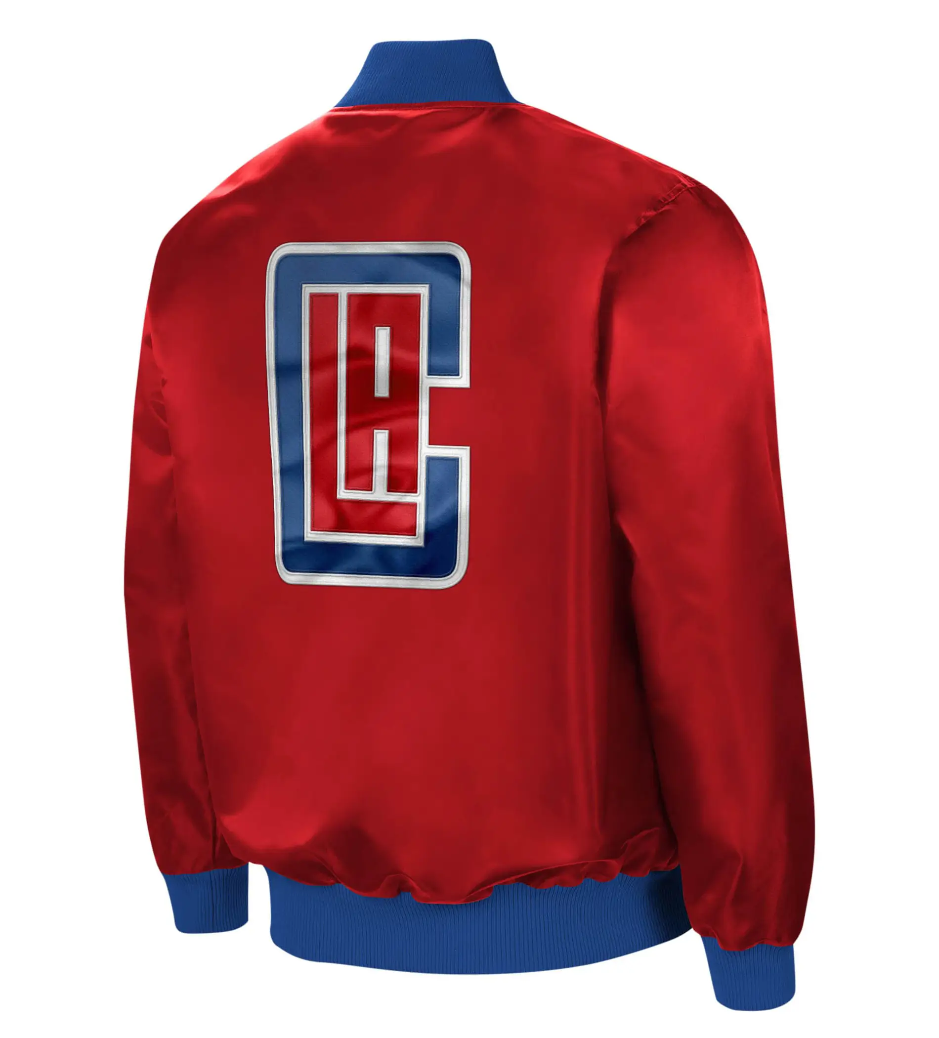 LA-Clippers-Starter-The-Ambassador-Full-Zip-Red-Satin-Varsity-Jacket-2