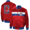 LA-Clippers-Starter-The-Ambassador-Full-Zip-Red-Satin-Varsity-Jacket-4