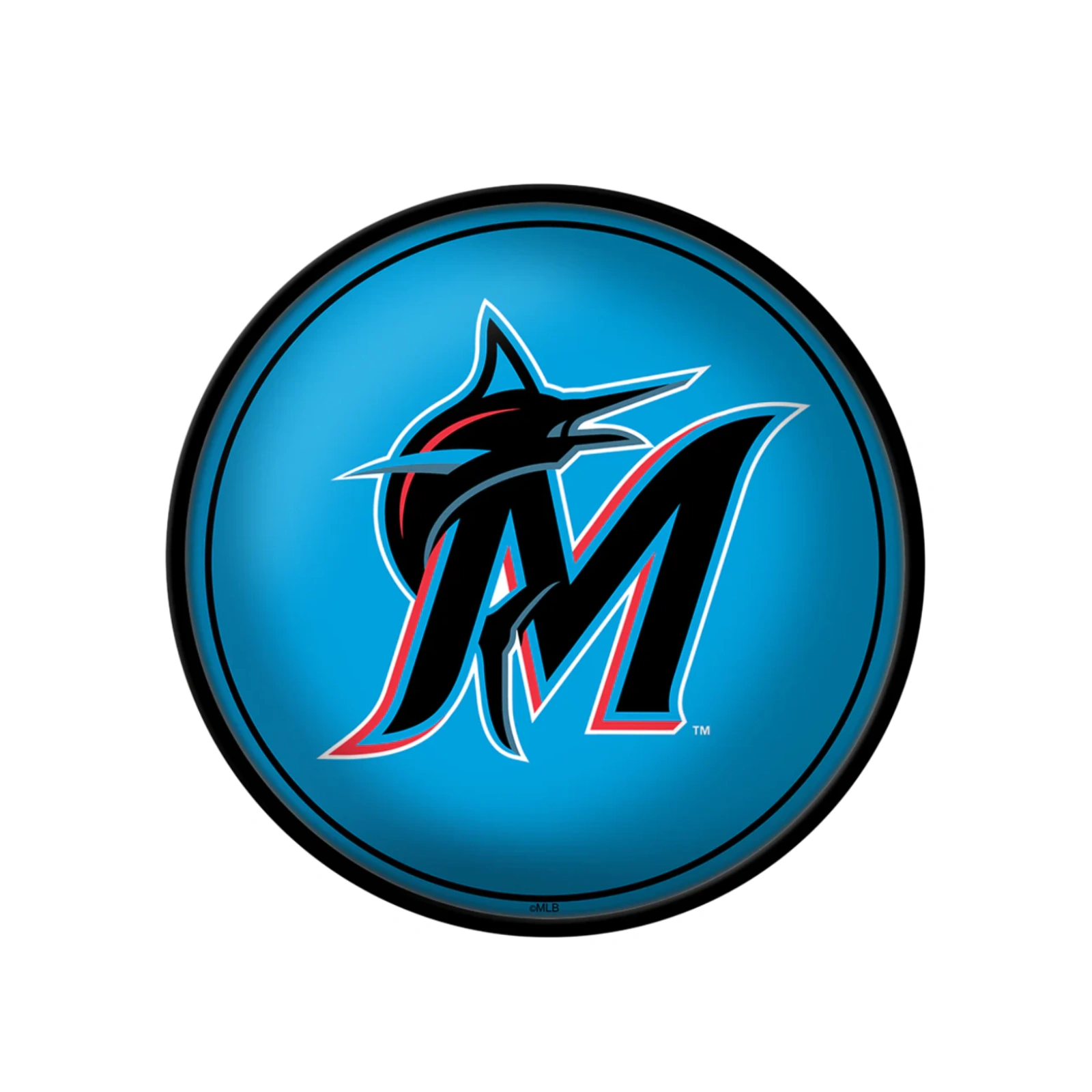 LeatherMoto MLB Miami Marlins Team Logo