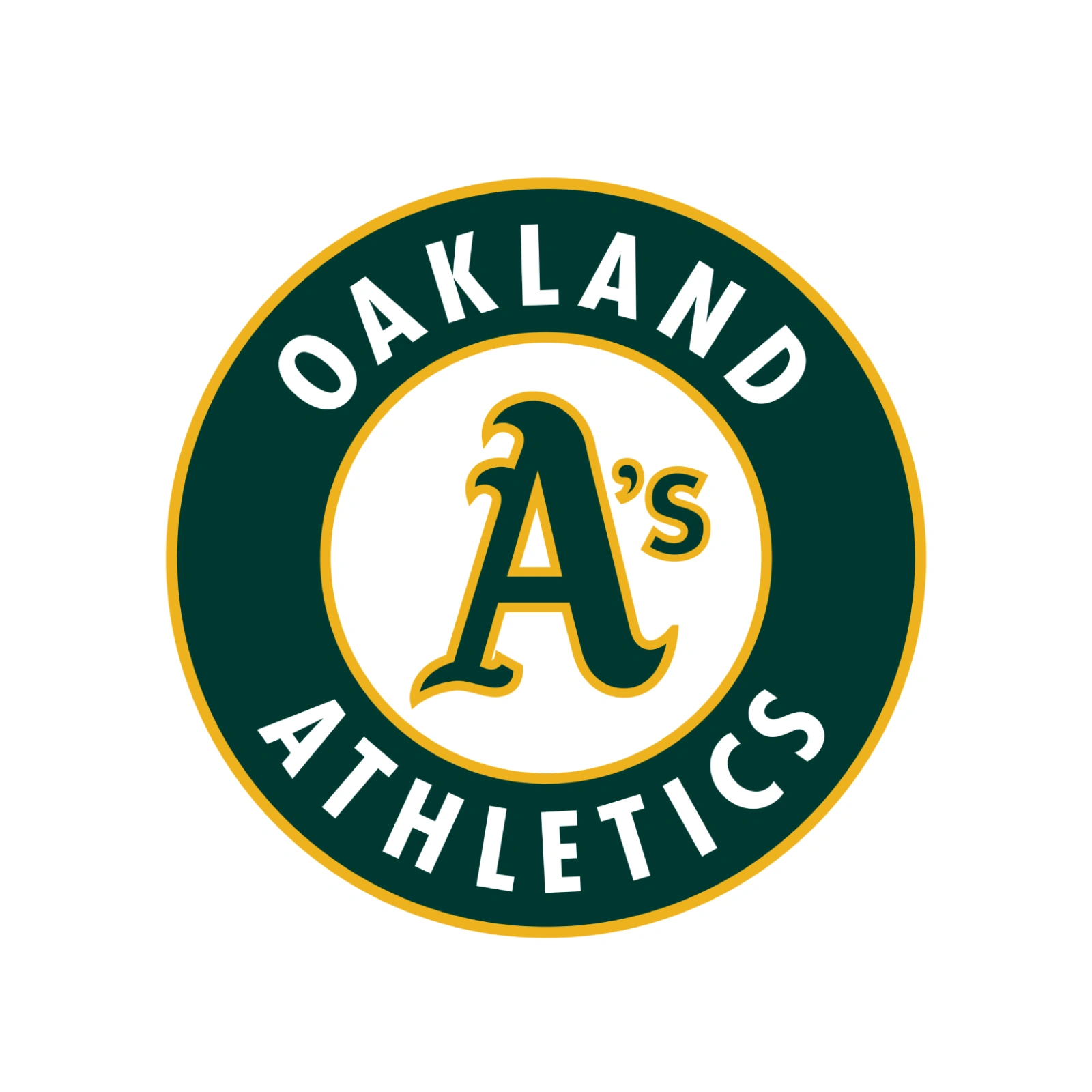 LeatherMoto MLB Oakland Athletics Team Logo