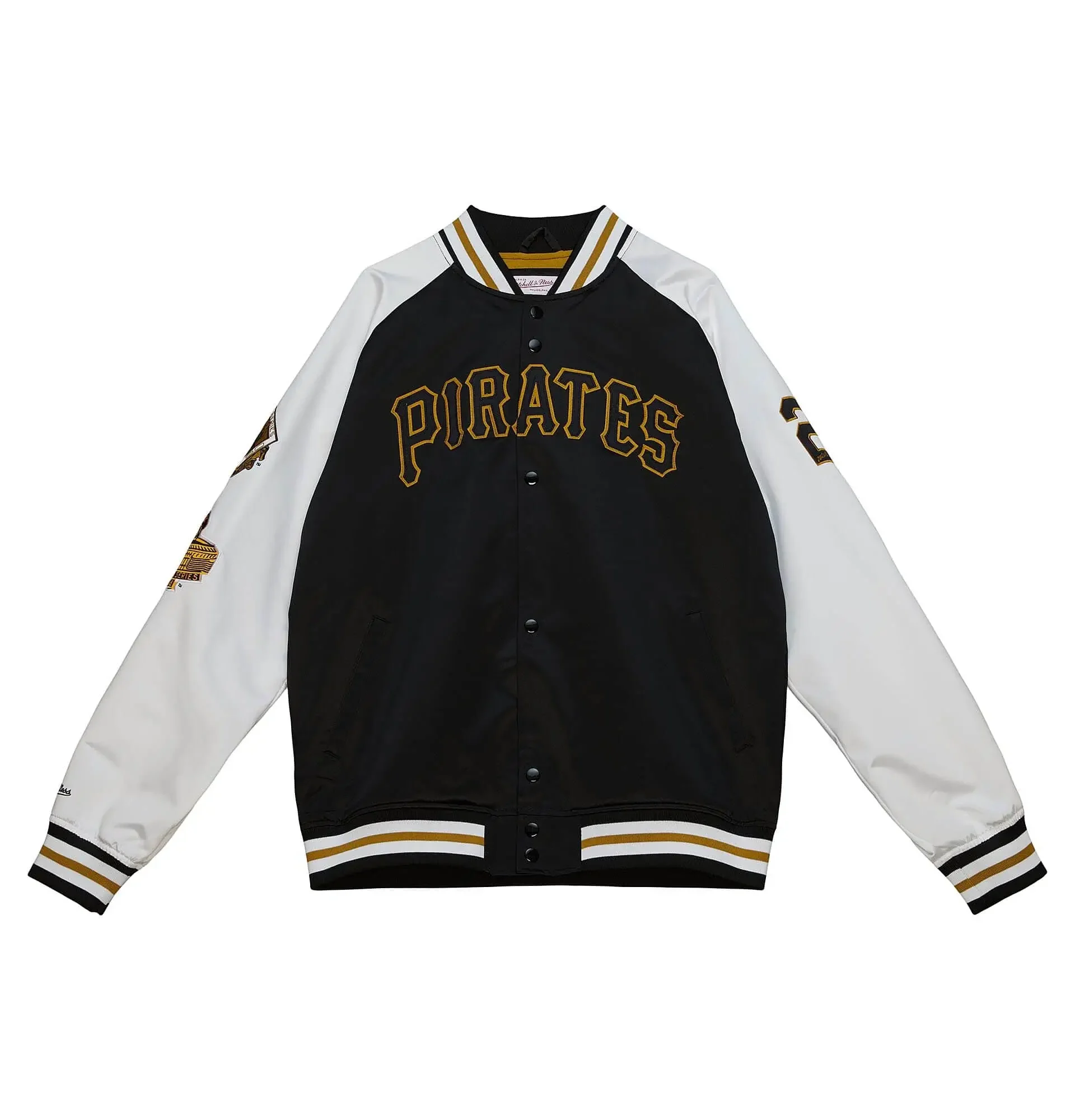 Legends-Satin-Jacket-Pittsburgh-Pirates-Roberto-Clemente-LEATHER MOTO 1